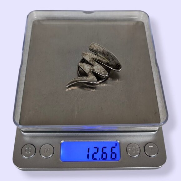 (2/$20) Vintage Distressed Scarf Clip - Picture 6 of 6